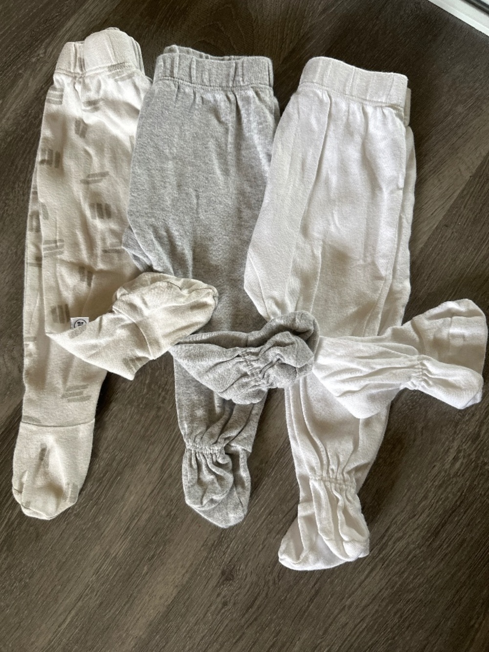 3 footed infant pants